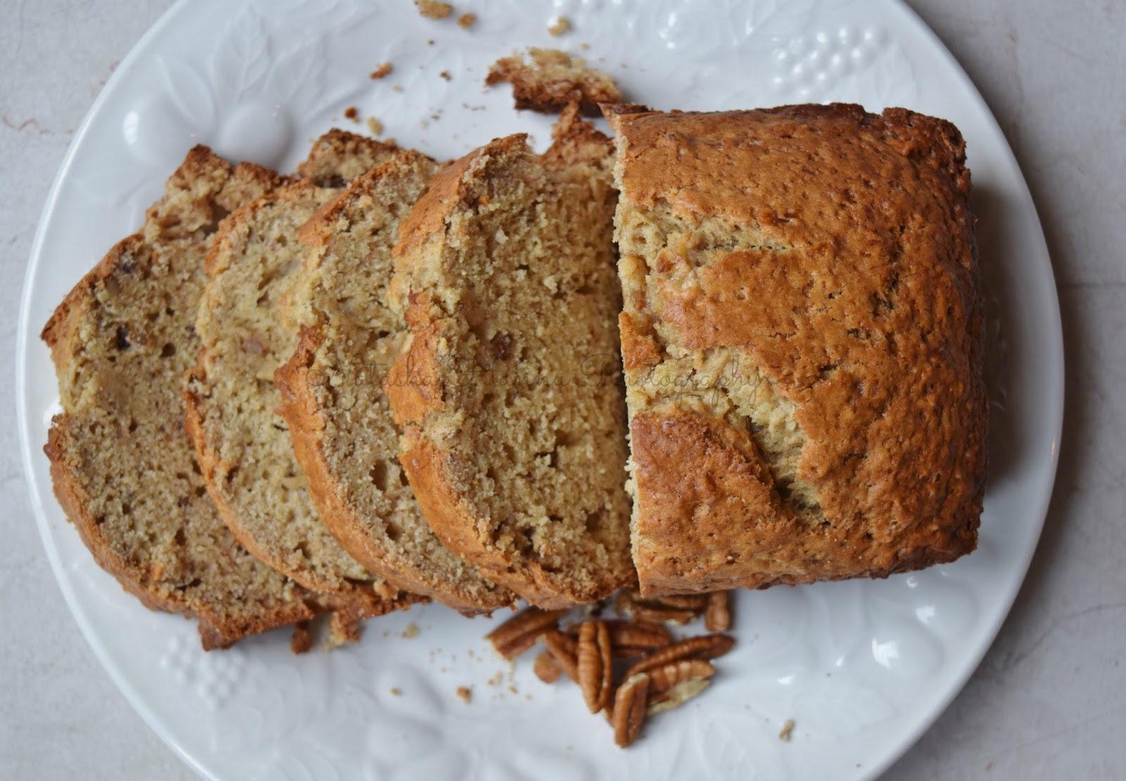 Simple Things Low Sugar Pecan Banana Bread