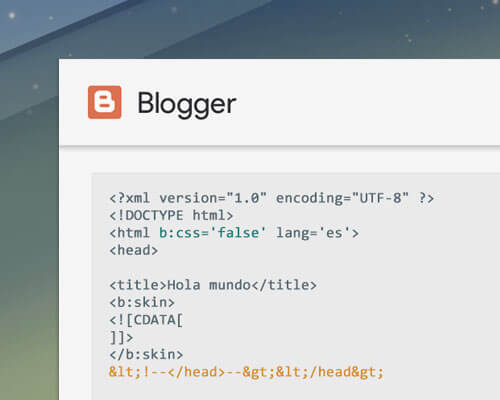 Borrar css javascript blogger