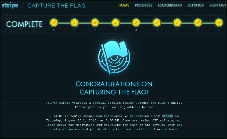 Solucionario del CTF 2.0 de Stripe : hackplayers