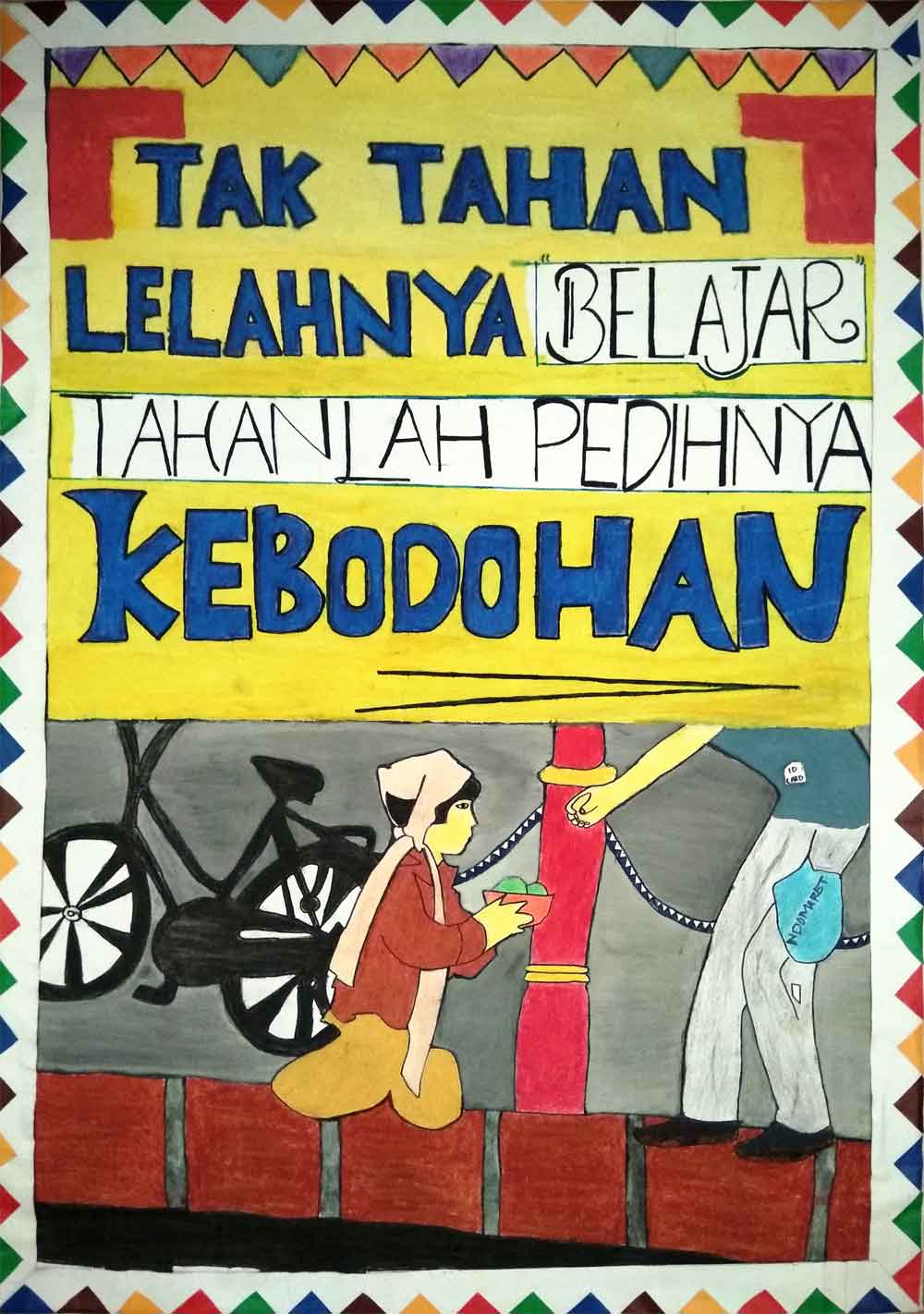 15 Contoh Poster Pendidikan Menarik Dan Mudah Digambar Seni Budayaku