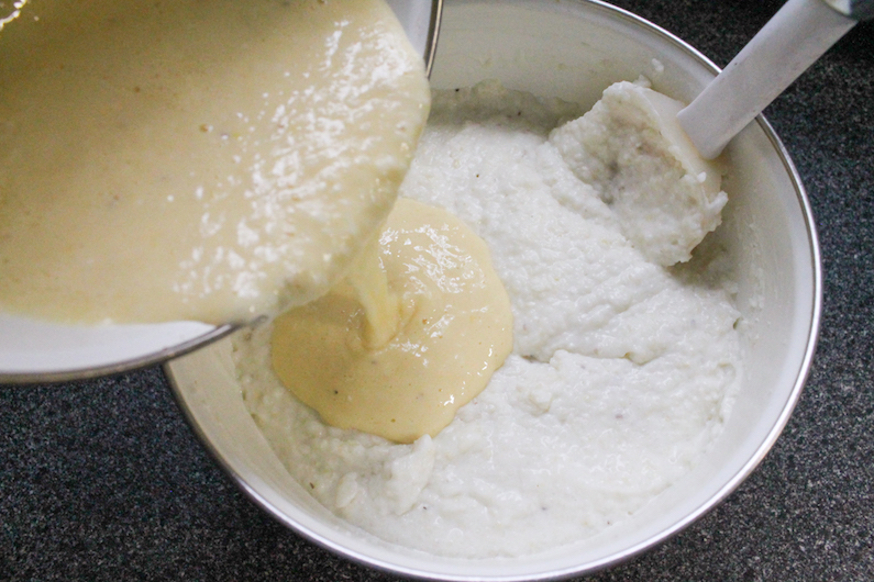 Food Lust People Love Baked Grits with Sausage Gravy