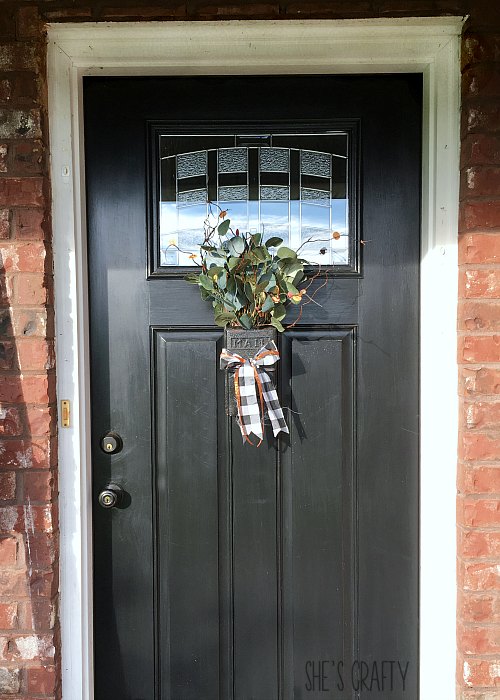 She's Crafty Fall Vintage Mailbox Door Hanger