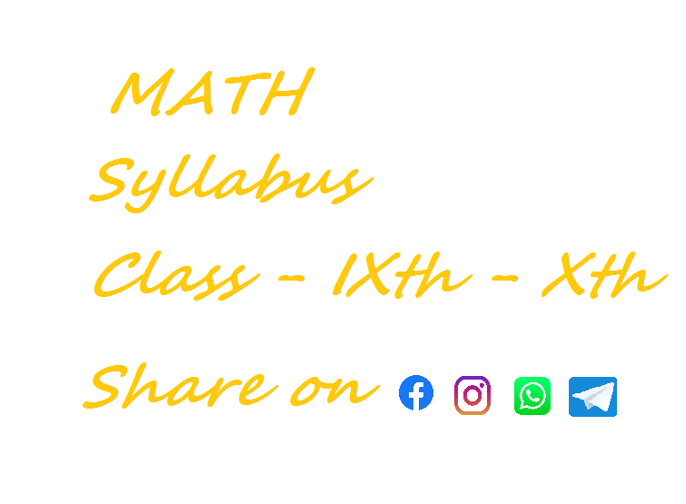 NCERT Maths Syllabus Class 9th10th APNA MATH CLASSES