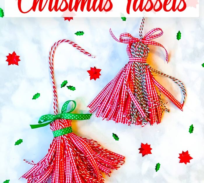 How to Make Christmas Tassels i should be mopping the floor