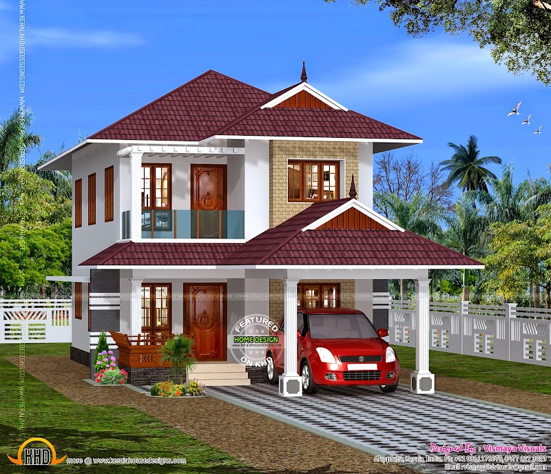 Amazing Concept Super Model House In Kerala