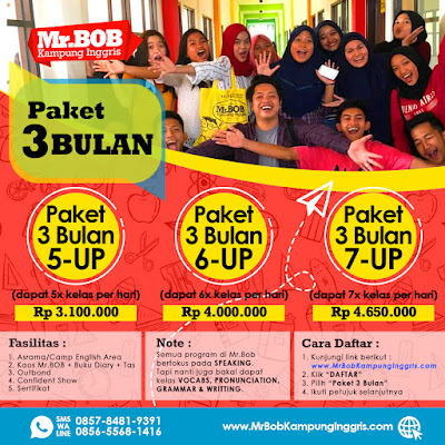 mrbob kampung inggris, kampung inggris super seru