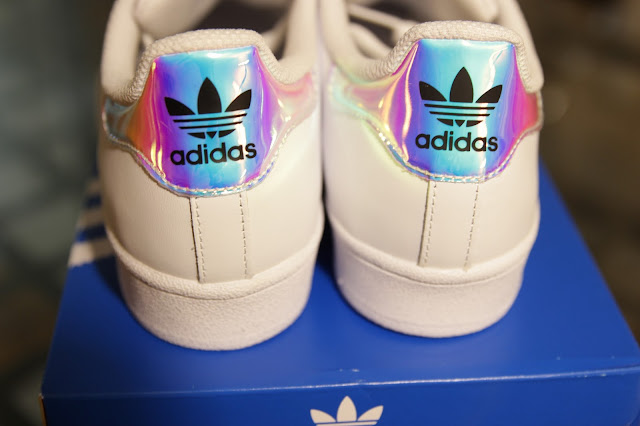 adidas superstar holographic stripes