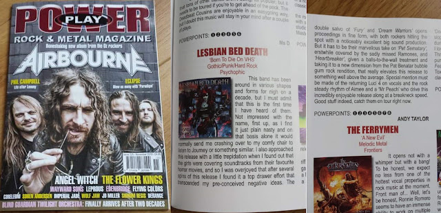 Lesbian Bed Death Born To Die On VHS album review Powerplay Magazine