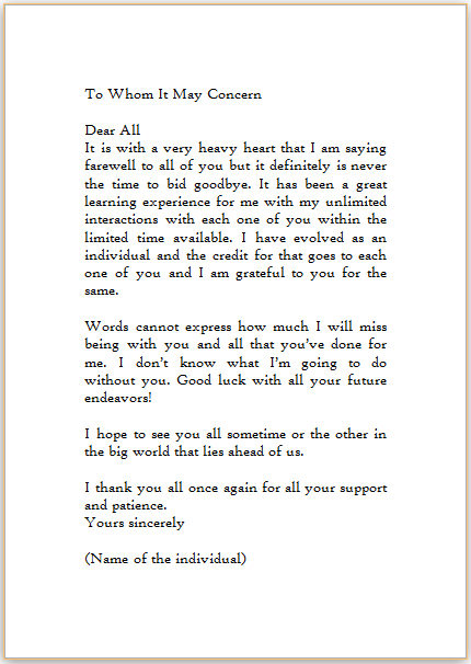 Contoh Surat Farewell Dalam Bahasa Inggris Dan Terjemahannya