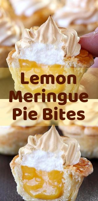 Lemon Meringue Pie Bites - Feeding Yours Life