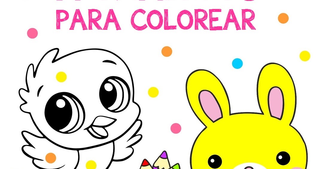 Animalitos Bebés para Colorear | Mundo de Rukkia