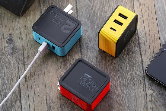 Củ sạc 2 cổng USB Remax RP-U24 Củ sạc 2 cổng USB Remax RP-U24