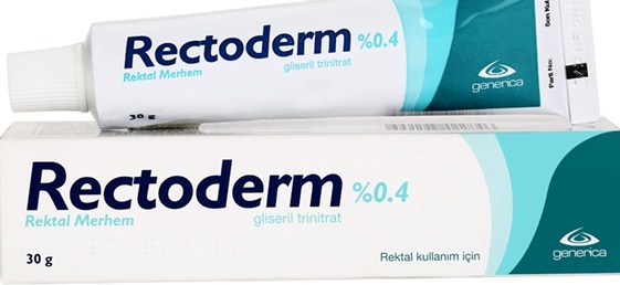Nitroglycerin cream anal tear