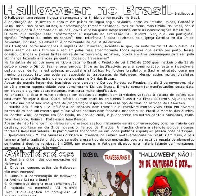 Halloween: origem, significado, no Brasil - Brasil Escola