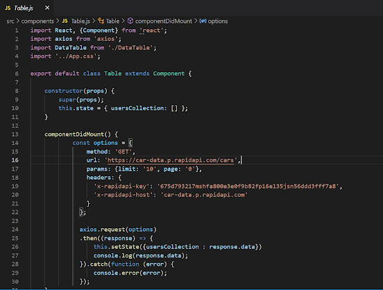 How to use Rapid API in React?