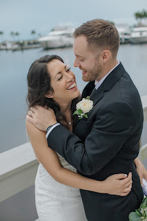 romantic bride and groom photo at the Westin