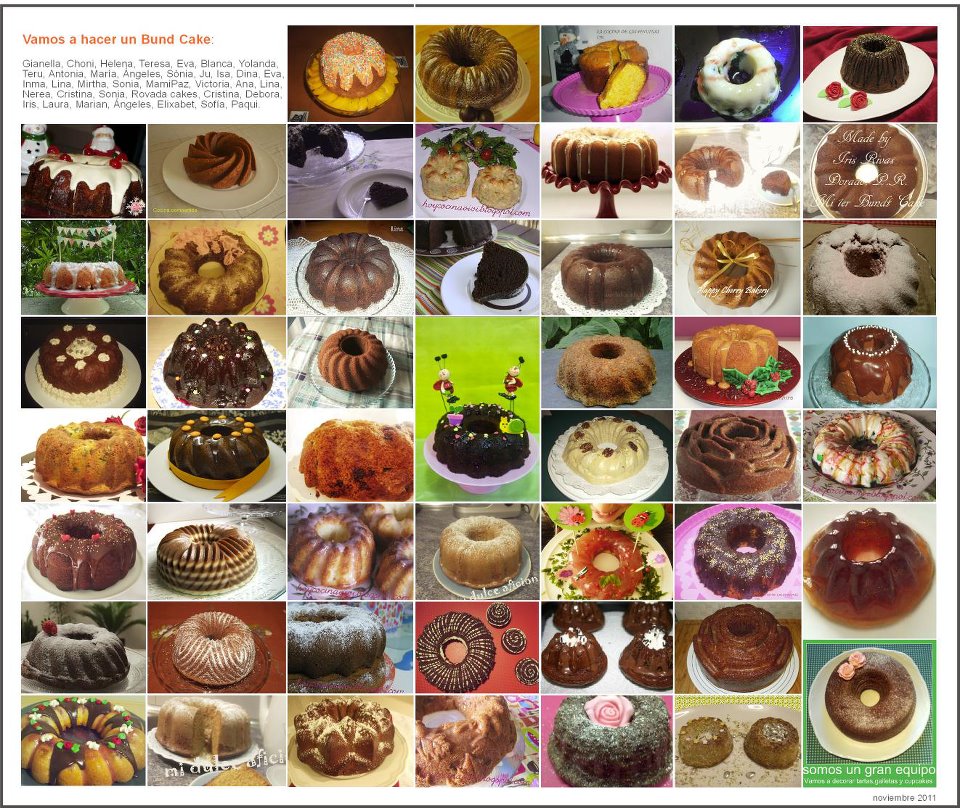 Club Cooking Cookies 15 de Noviembre Día Nacional del Bundt Cake