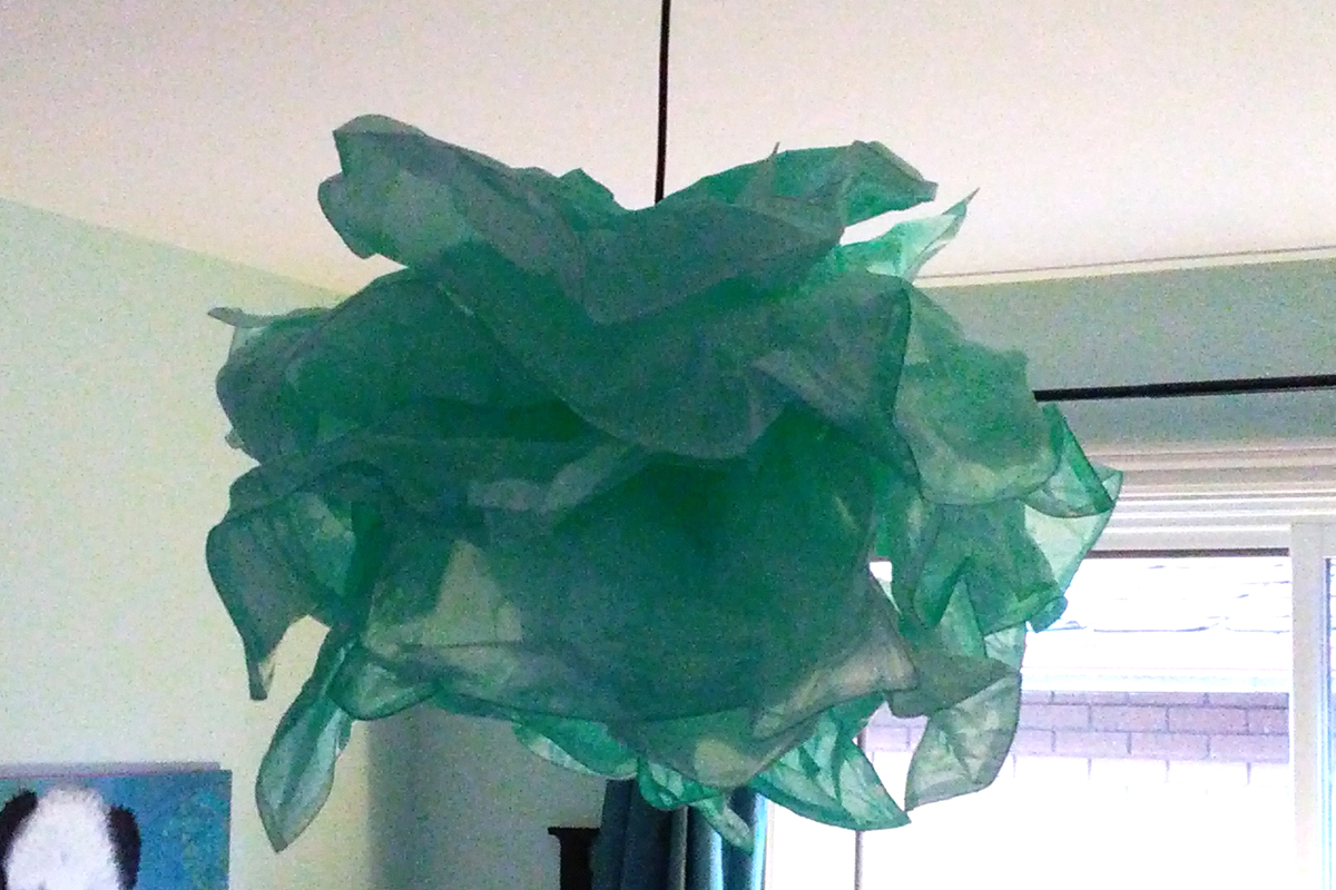 Crafting Savories IKEA KRUSNING Hanging Paper Lampshade