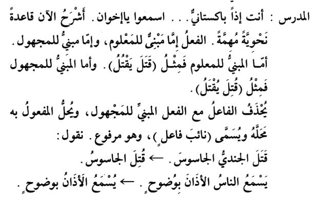 Fi Il Majhul Dan Naibul Fail Pelajaran 3 Durusul Lughah 3