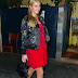 Paris Hilton Pictures at Christmas Dinner at Il Piccolino in Beverly