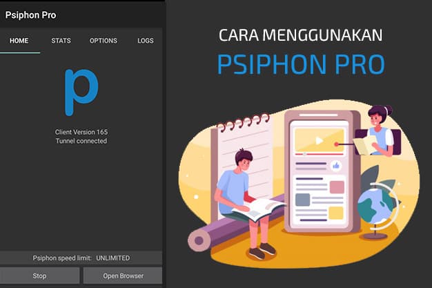 Cara Menggunakan Psiphon Pro Indosat Tri Xl Kuota Edukasi Review Teknologi Sekarang