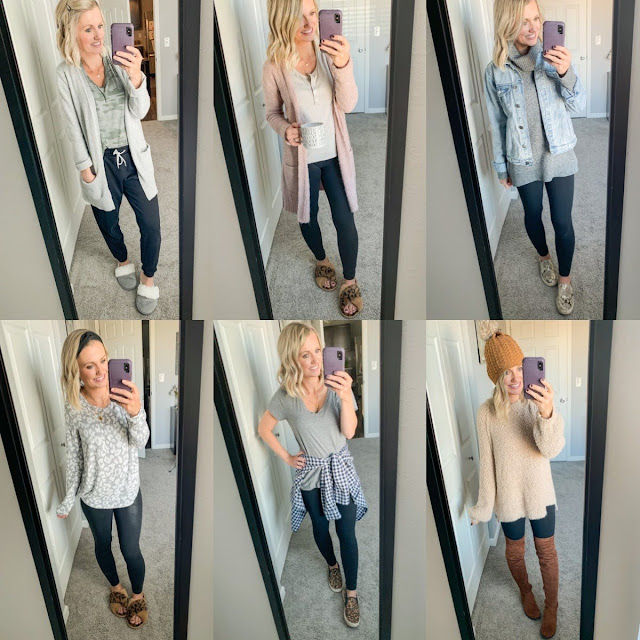 Cozy, casual outfits