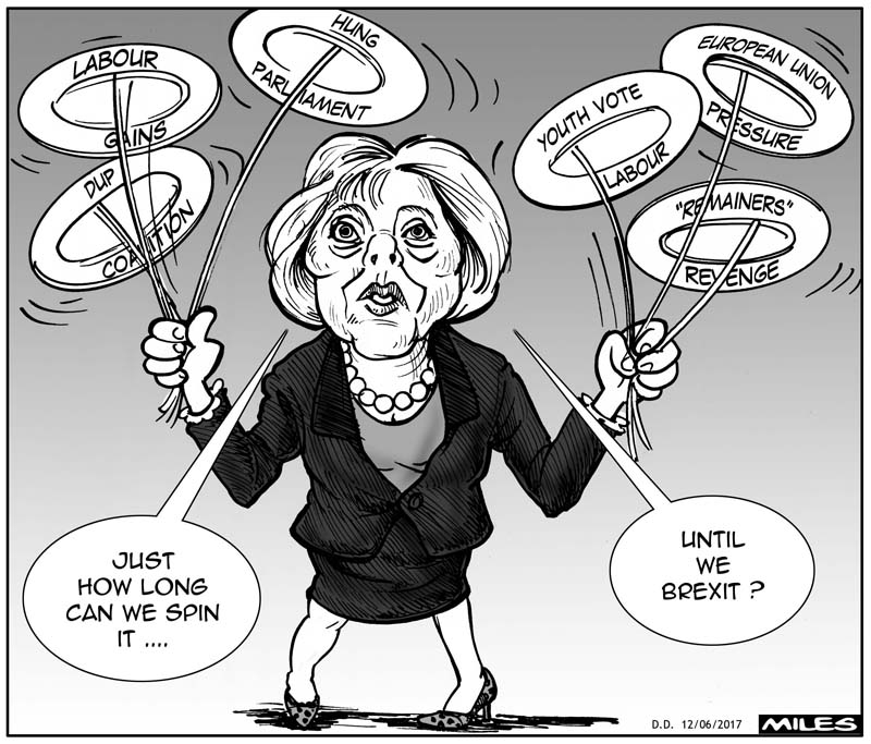 Cartoons by Miles Political spin