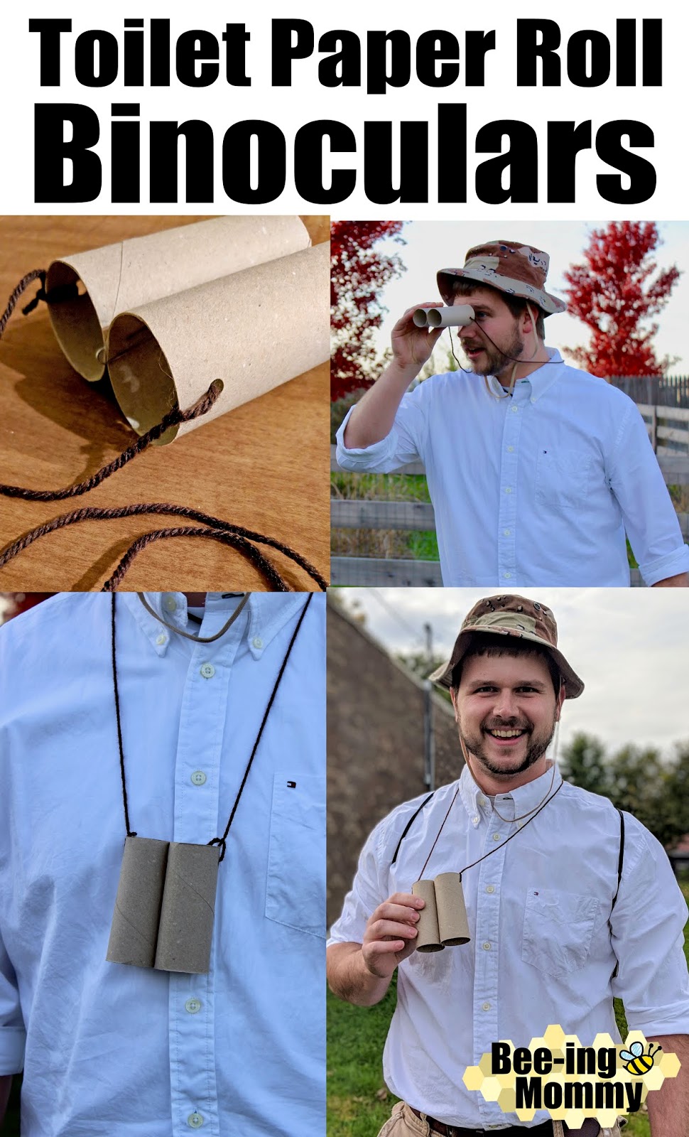 Toilet Paper Roll Binoculars