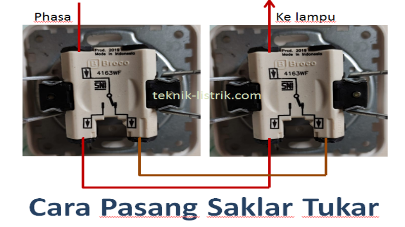 Cara Wiring Saklar Tukar Lampu Tangga Dan Hotel - Teknisi Listrik