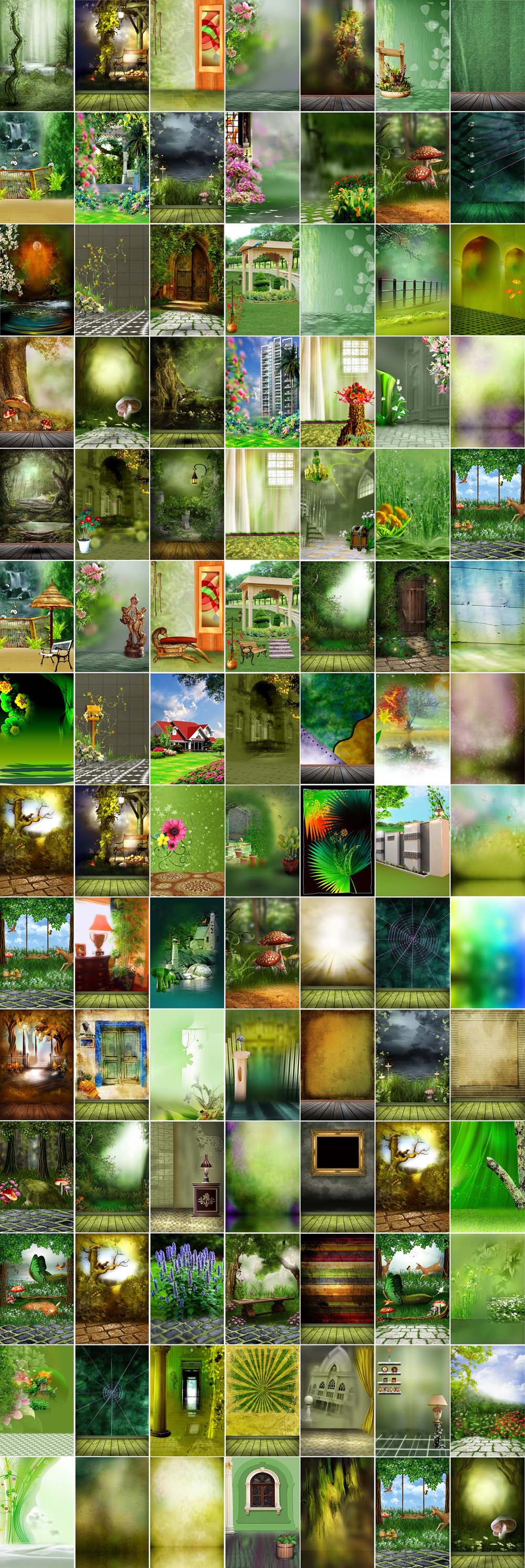 Indoor & Outdoor Studio Backgrounds HD