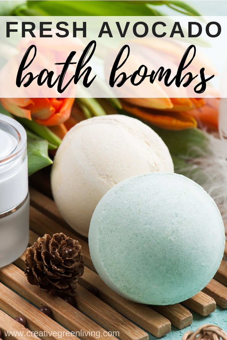 Fresh Avocado DIY Bath Bomb Inspired by Lush Bath Bomb Recipe