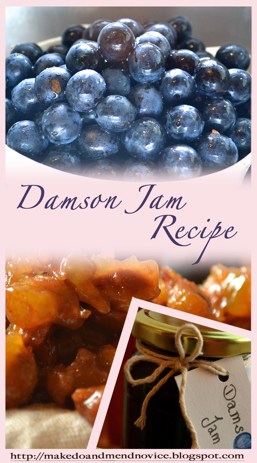 Knitting Novice Damson Jam Recipe