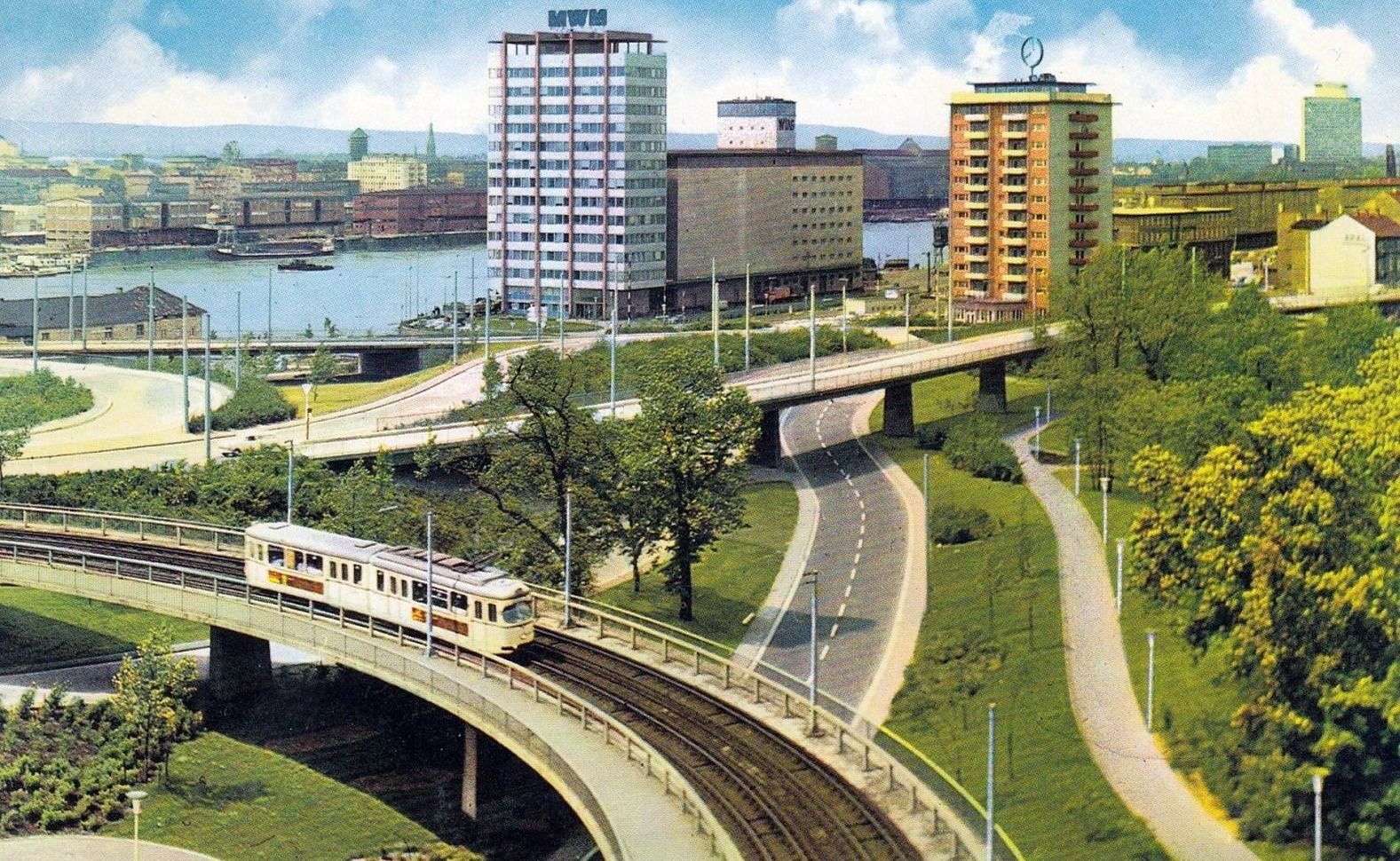 transpress nz: a streetcar but no trucks or cars, Mannheim, West