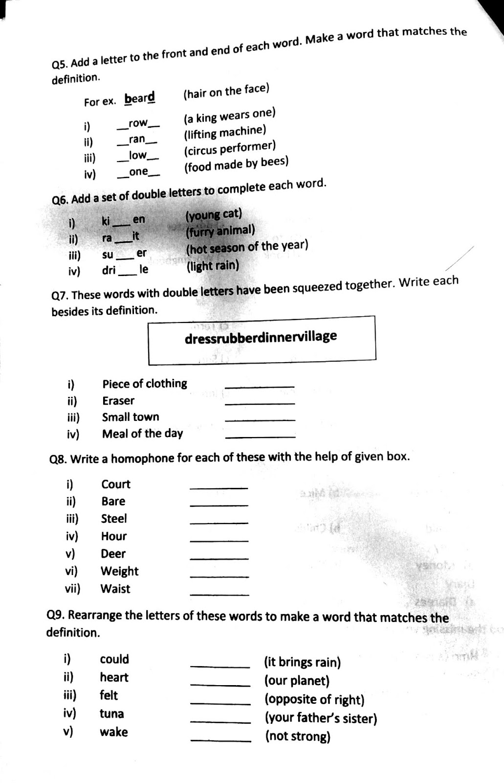 english-primary-classes-practice-worksheet-class-ii