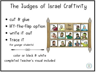 https://www.biblefunforkids.com/2019/11/the-judges-of-israel-song-and-craftivity.html