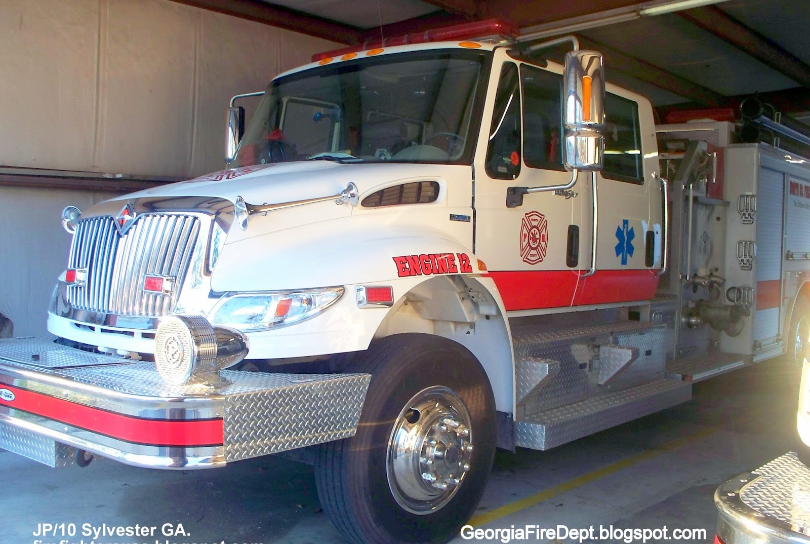 Fire Dept. Trucks GA. FL. AL. Rescue Station Firemen Volunteer