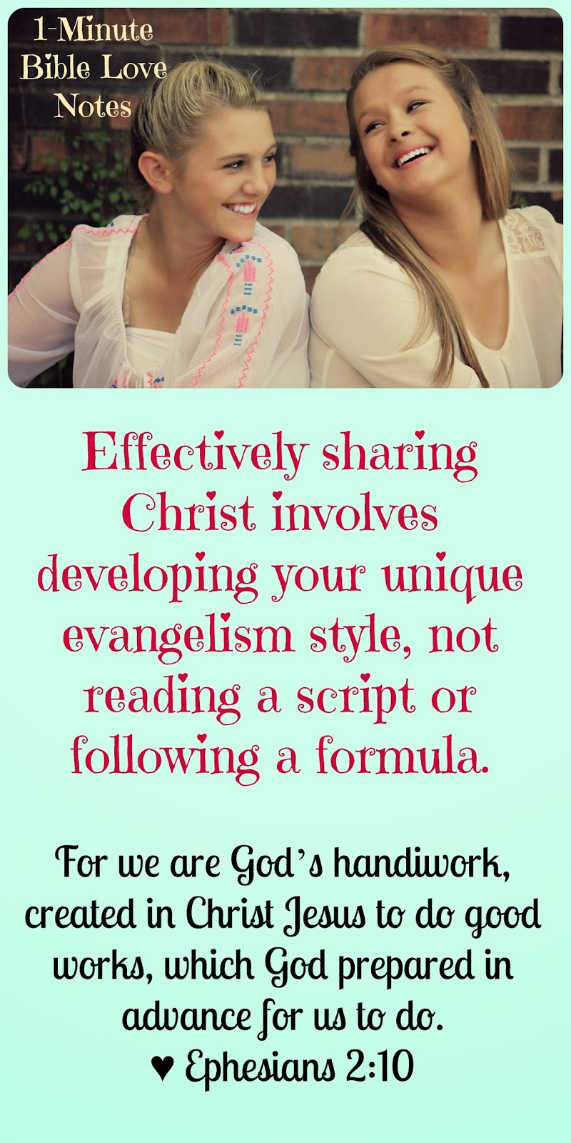 Guilt's a Lousy Motive natural evangelism, guilt not a good motivator, sharing Christ naturally