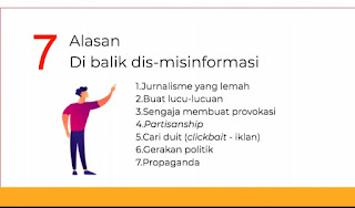 Alasan mis-disinformasi