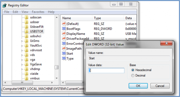 Restringir el acceso a las unidades USB