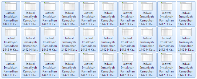 Download Jadwal Imsakiyah Ramadhan 1442 H Seluruh Kabupaten/Kota di Provinsi Papua