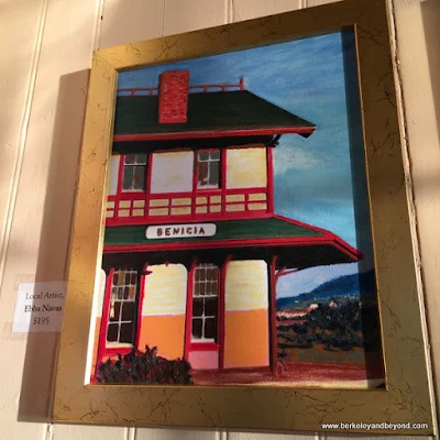 painting of Benicia Main Street by Ebba Navas in Benicia, California