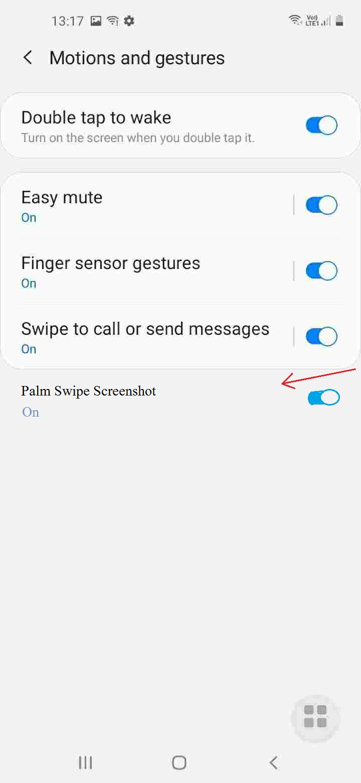 screenshot in samsung a50
