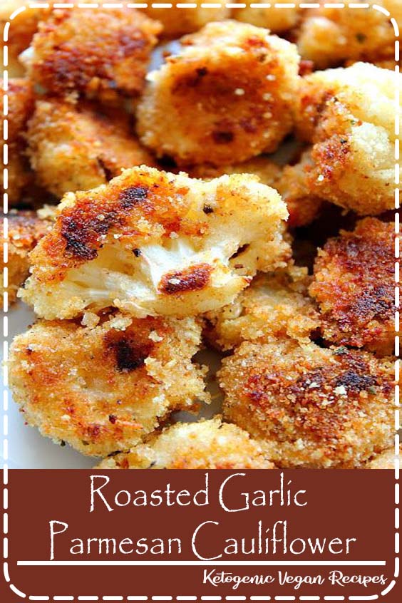 Roasted Garlic Parmesan Cauliflower - recipes easy on a budget