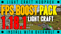 HOW TO INSTALL<br>Light Craft (FPS boosting) Modpack [<b>1.18.1</b>]<br>▽