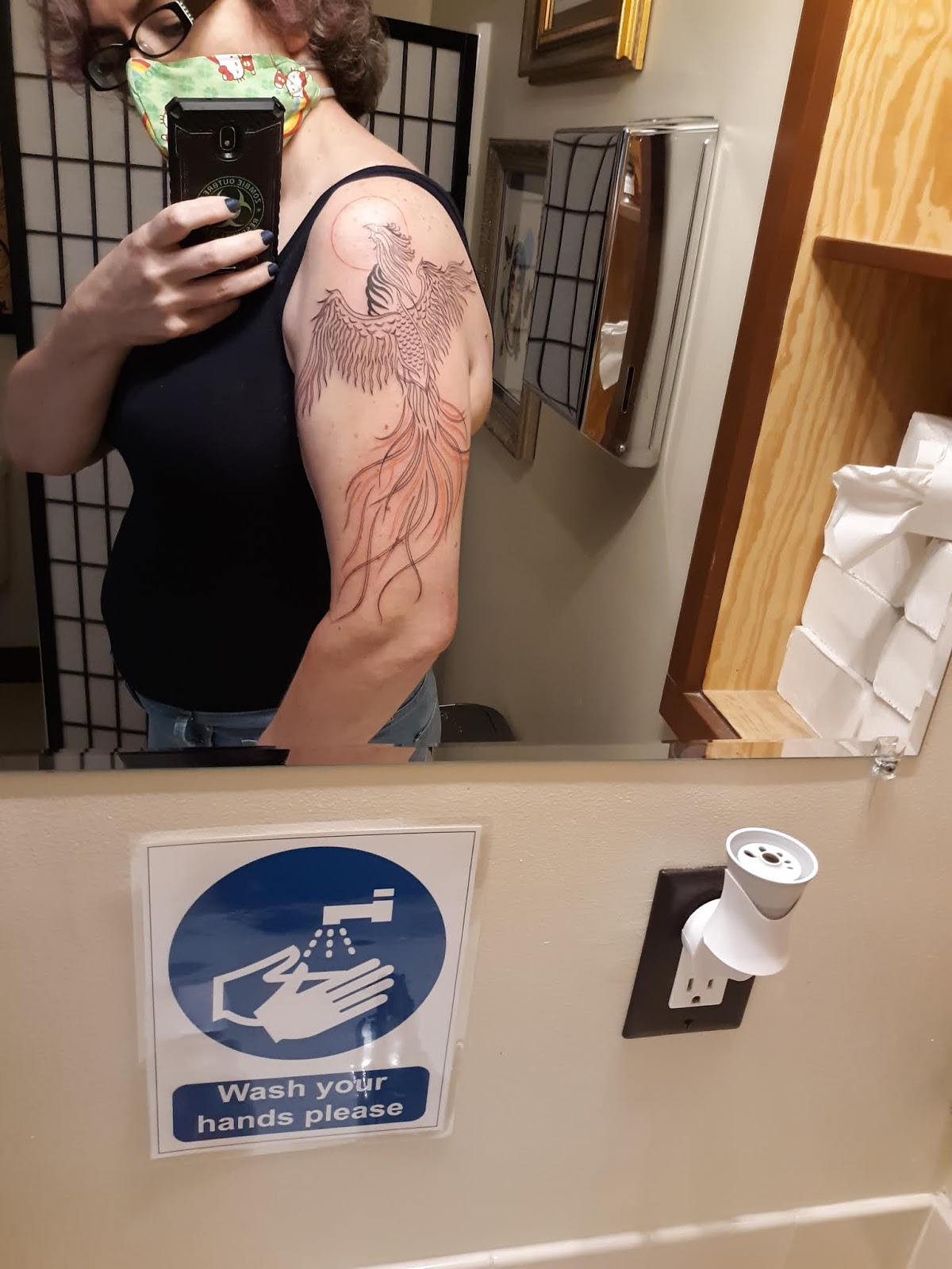 G's Crafts n' Things: Healing a tattoo with saniderm wrap