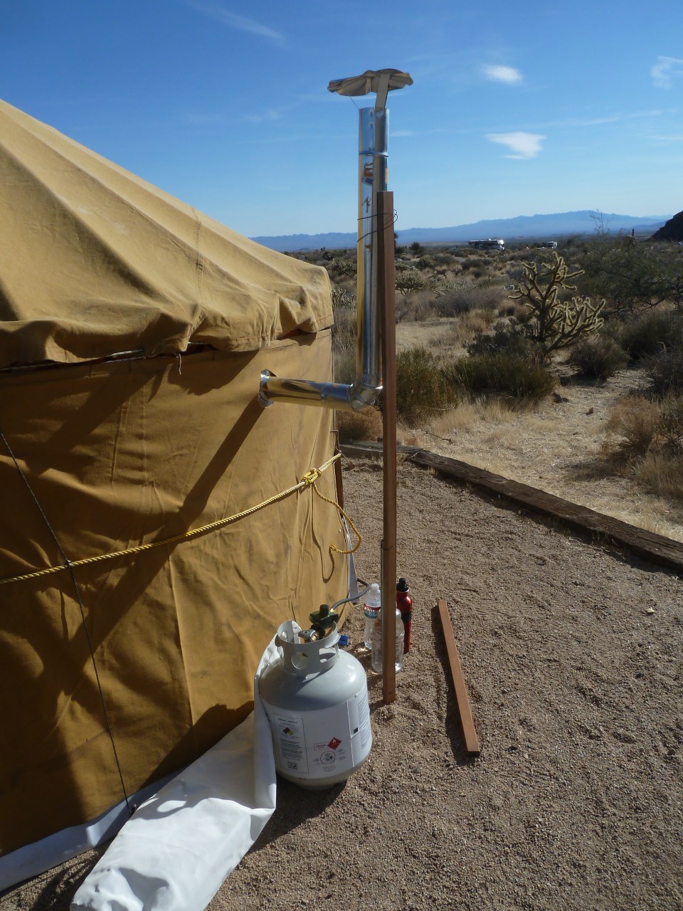 Nomadic Life A Propane Heater for the Yurt