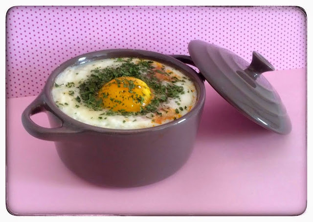 œuf cocotte à la ratatouille  œuf cocotte à la ratatouille
