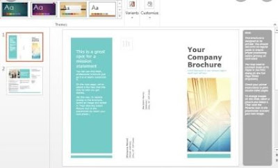Cara Membuat Brosur dari Templat Word