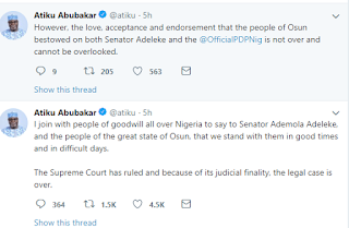 Osun: We ‘ll stand by you Atiku to Adeleke