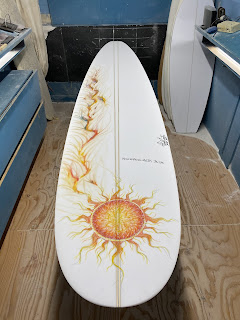 Custom surfboards & art by Paul Carter